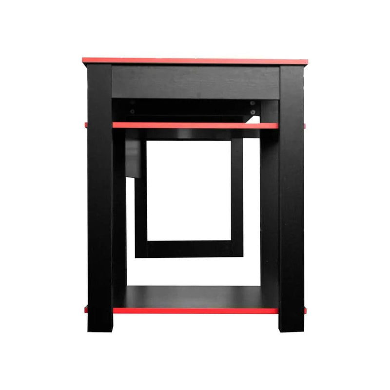 Linx Gaming Desk - Black / Red.