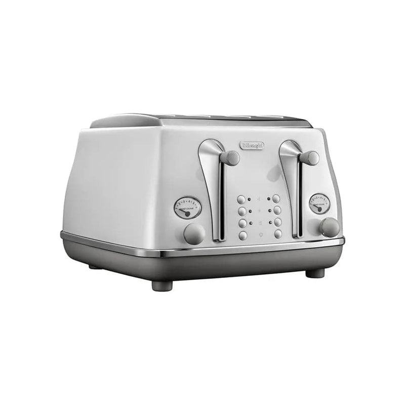 De'longhi Icona Capitals 4 Slice Toaster - Sydney White.