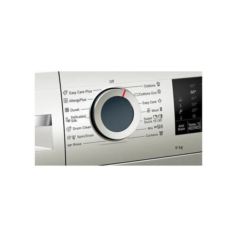 Bosch Serie | 4 Frontloader 9kg Washing Machine - Silver / Inox.