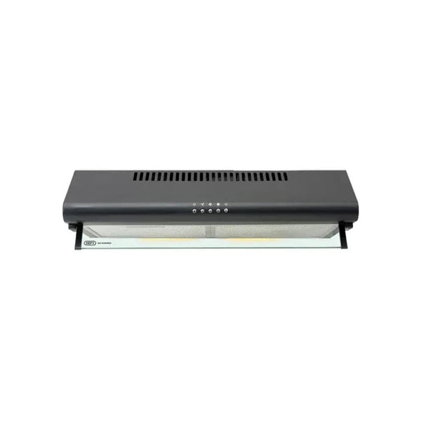 Defy 90cm Gemini Cooker Hood - Black.