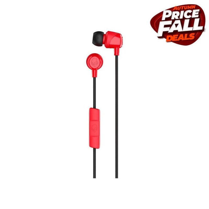 Skullcandy Jib In Ear W/mic 1 Red/black/red.