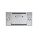 Falco 52cm Fully Integrated Extractor - Stainless Steel.