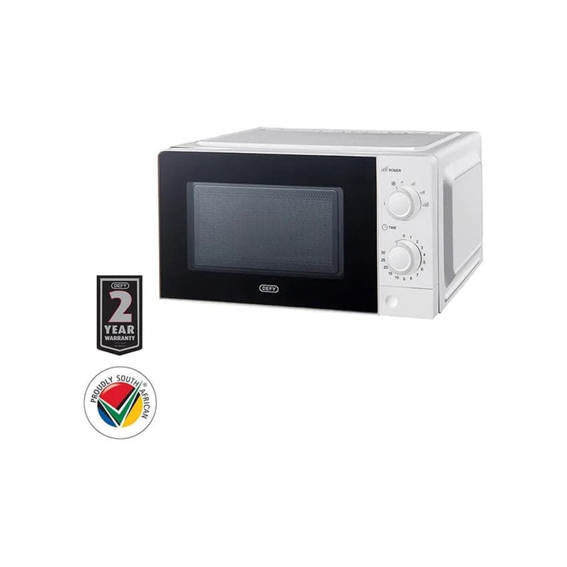 Defy 20L Manual Microwave Oven - White.