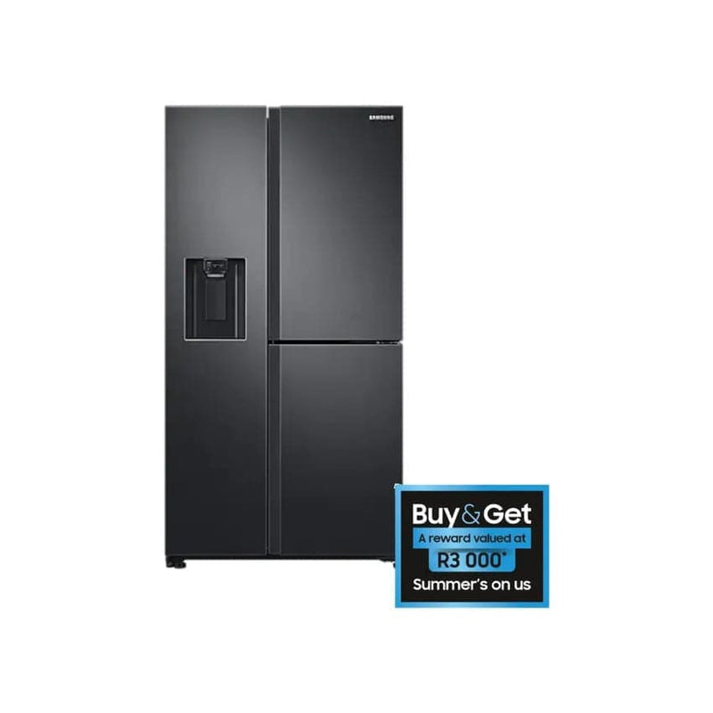 Samsung 470L Net Frost Free French Door Fridge - Gentle Black.