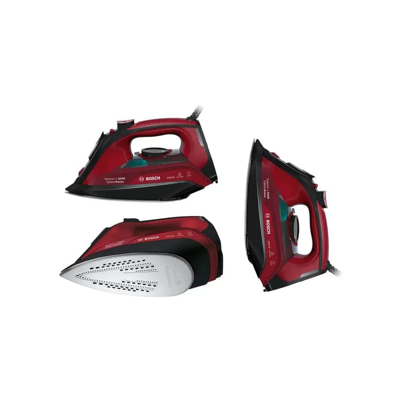 Bosch Steam Iron 3000w - Red Black.