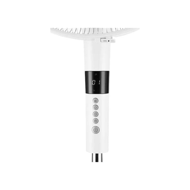 Defy Twin Blade Standing Fan - White.