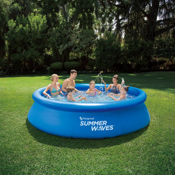 12FT Summer Waves Quick Set Ring Pool with pump.