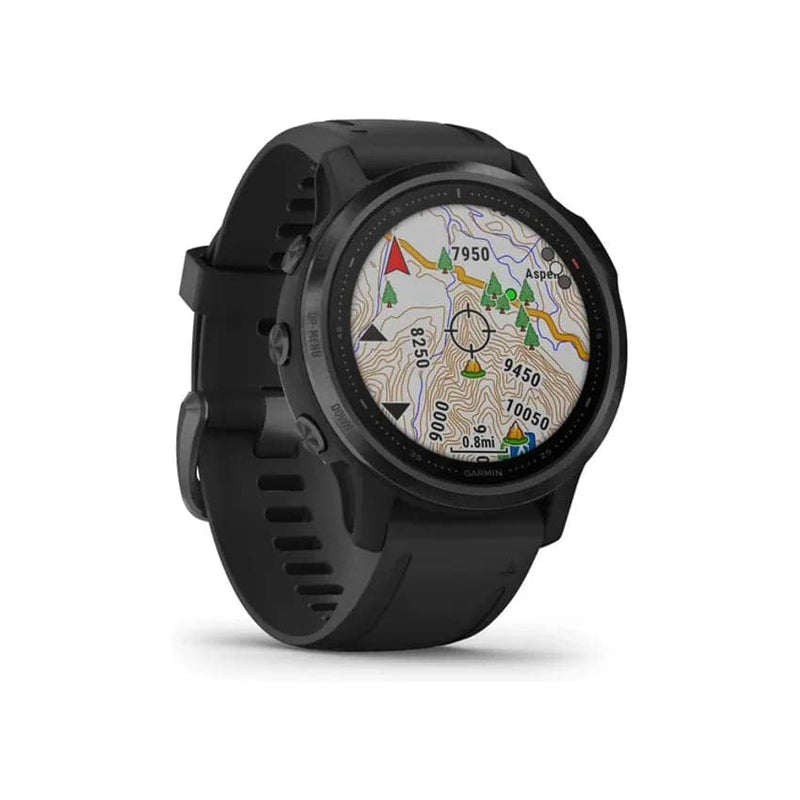 Garmin Fēnix® 6s Pro 42mm Standard Edition - Black With Black Band.