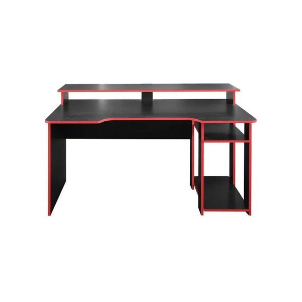 Linx Gaming Monitor Desk - Black / Red.