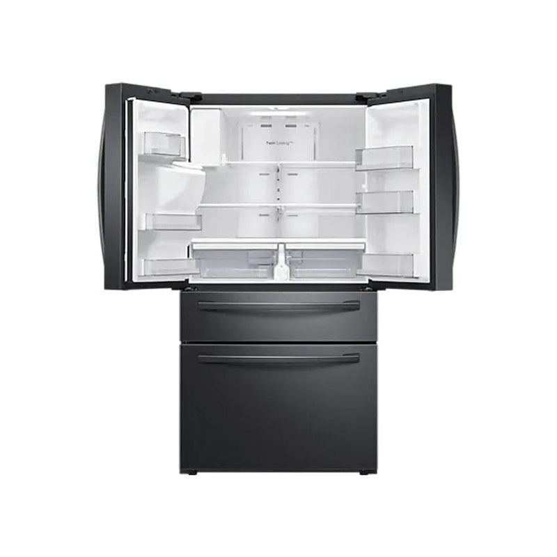 Samsung 510L French Door Fridge With Water & Ice Dispenser - Black.