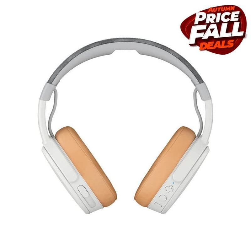 Skullcandy Crusher Wireless Immersive Bass Headphones - Grey/tan.