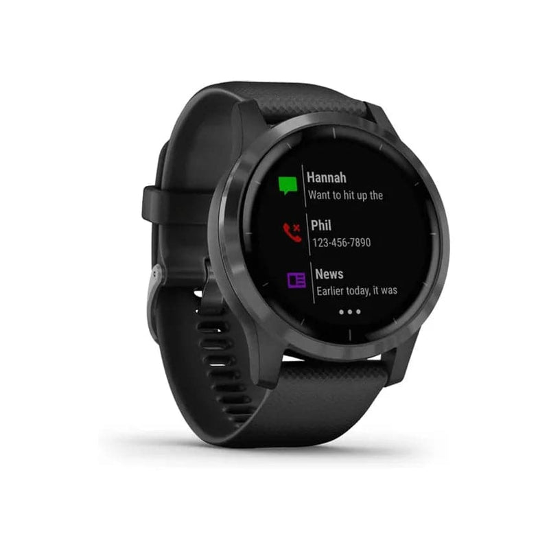 Garmin Vívoactive® 4 45mm - Black With Slate Hardware.