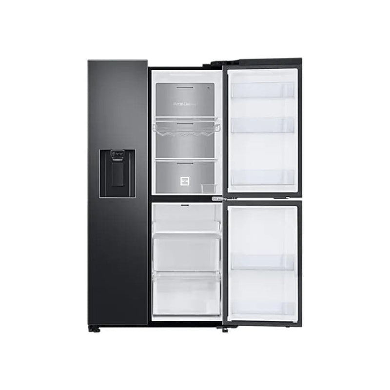 Samsung 602L 3 Door Fridge/freezer With Water Dispenser - Black.