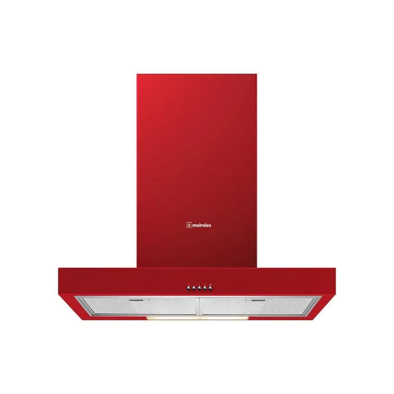 Meireles 90cm Wall Mount Cooker Hood - Red.