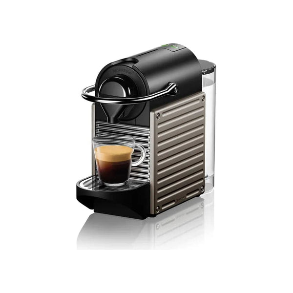 Nespresso Pixie Automatic Espresso Machine - Electric Titanium.