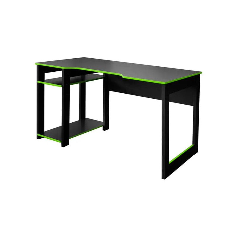 Linx Gaming Desk - Black / Green.