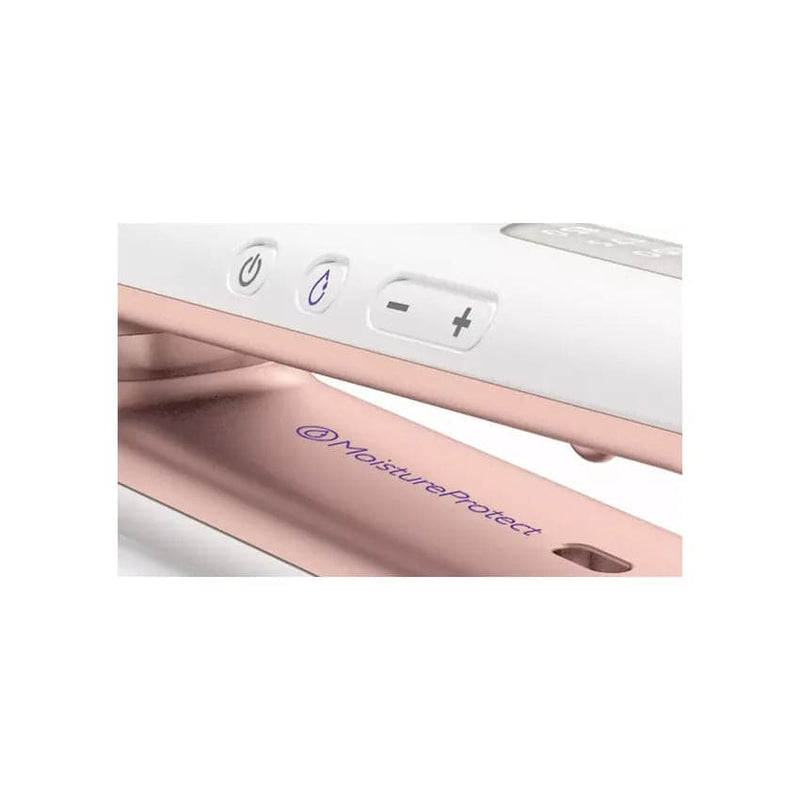 Philips Moistureprotect Straightener - Pearl White & Rose Gold.