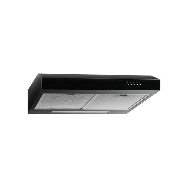 Euroair 60cm Slimline Cooker Hood - Black.