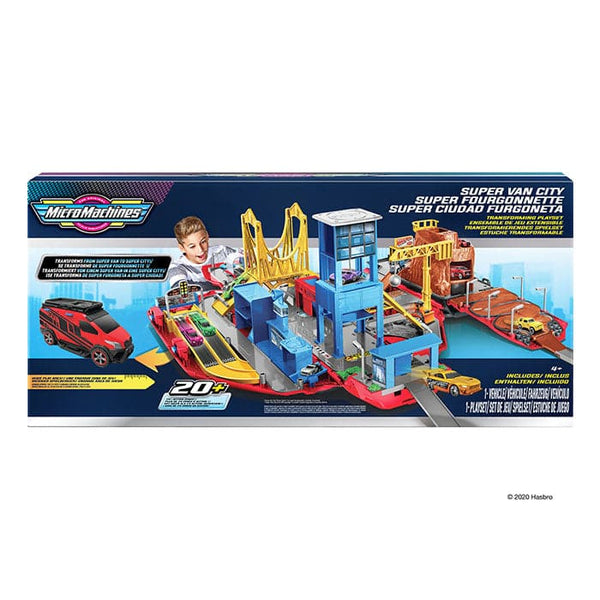 Micromachines Large Super Van City Playset