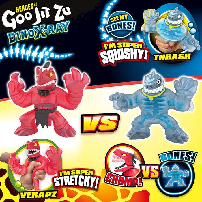 Goo Jit Zu Double Pack Dino X-Ray