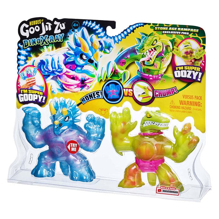 Goo Jit Zu Double Pack Dino X-Ray