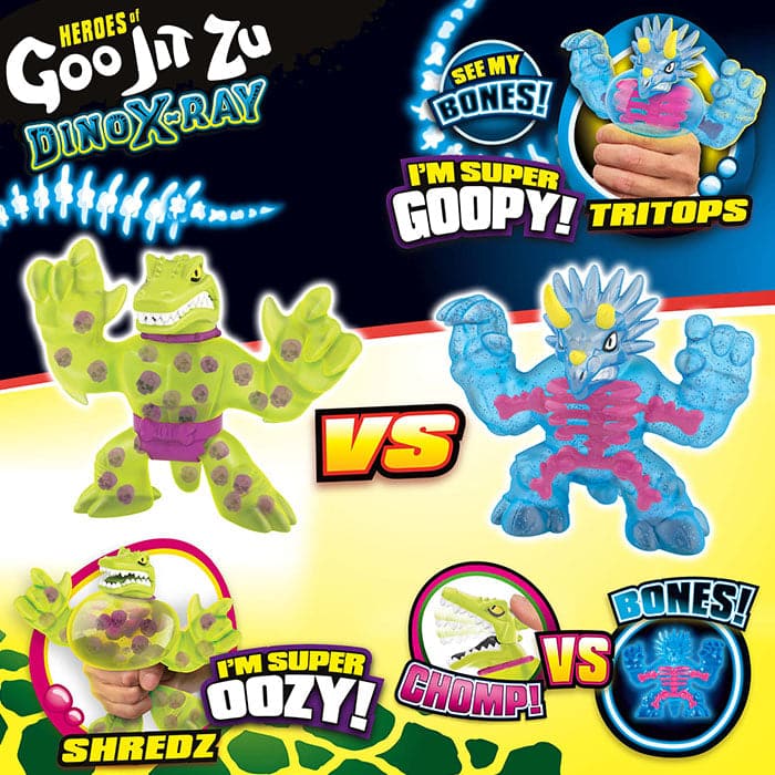 Goo Jit Zu Double Pack Dino X-Ray