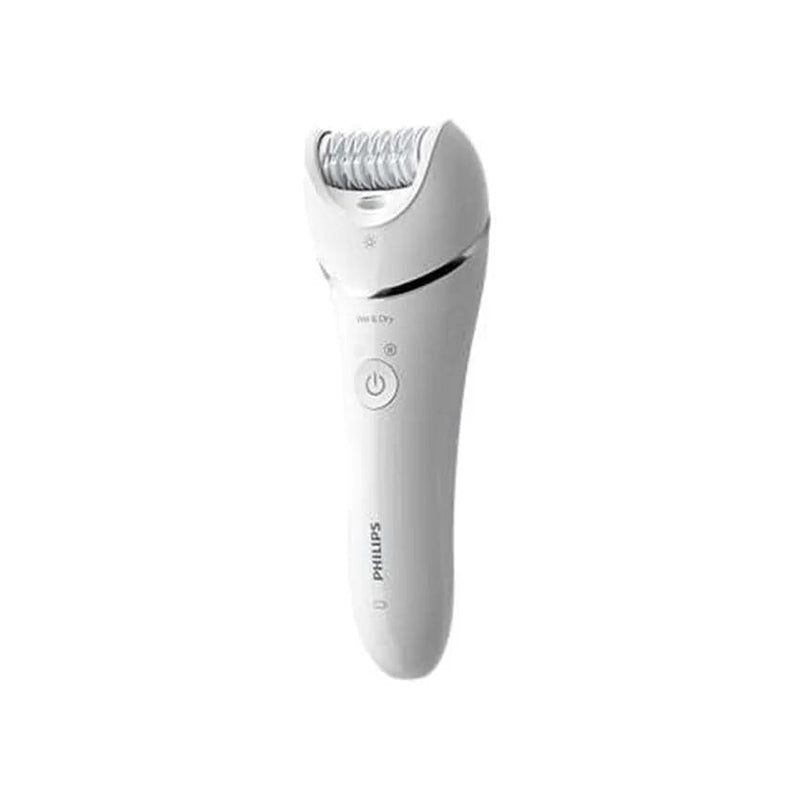 Philips Wet & Dry Epilator Series 8000 With 3 Accessories - White.