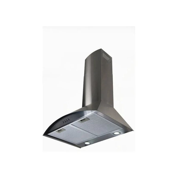 Falco 60cm Slant Side Chimney Extractor - Stainless Steel.