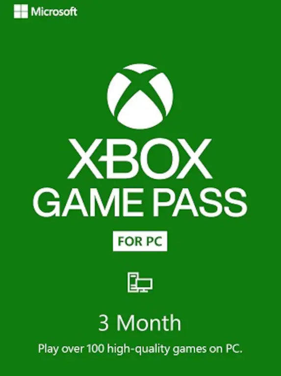 Microsoft Xbox GamePass PC 3M ESD ZA