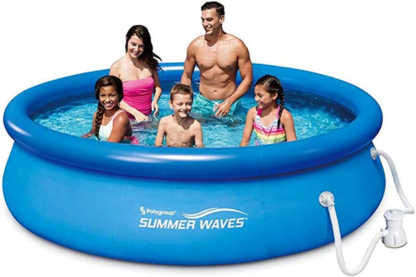 10FT Summer Waves Quick Set Ring Pool.
