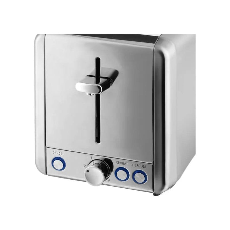 Swan Classic 2 Slice Toaster - Polished Stainless Steel.