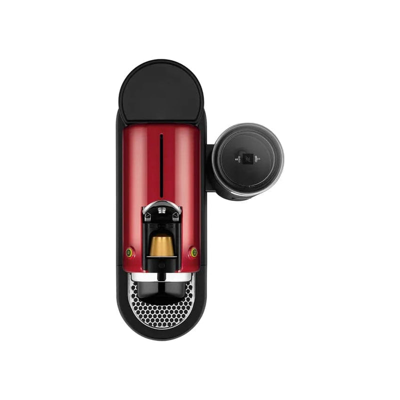 Nespresso Citiz Automatic Espresso Machine With Aeroccino Milk Frother - Cherry Red + Free Coffee Voucher.