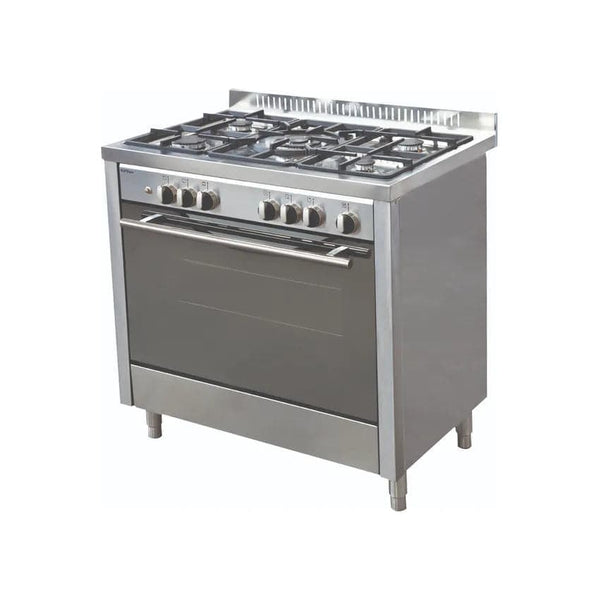 Eurogas 90cm Freestanding Gas Stove - Stainless Steel.
