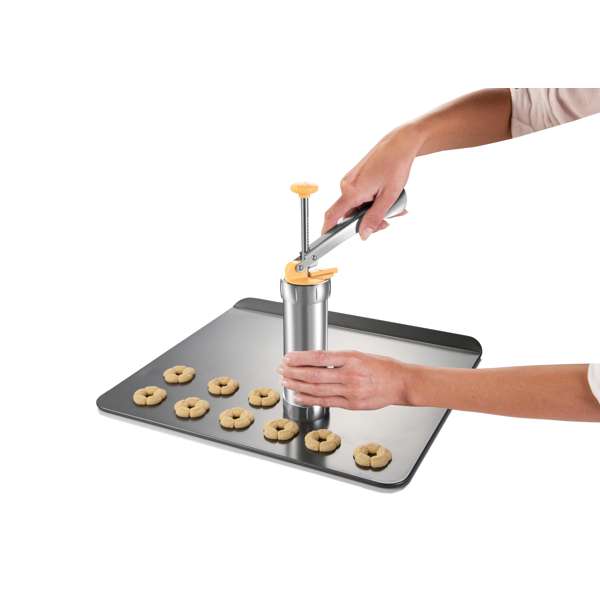 Tescoma Biscuit Maker/Cake Decorator, Metal.