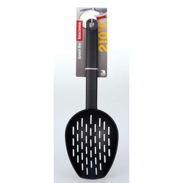 Tescoma Space Line Sieve With Scoop Black.