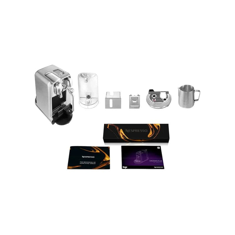 Nespresso Creatista Plus Automatic Espresso Machine With Automatic Steam Wand + Free Coffee Voucher.