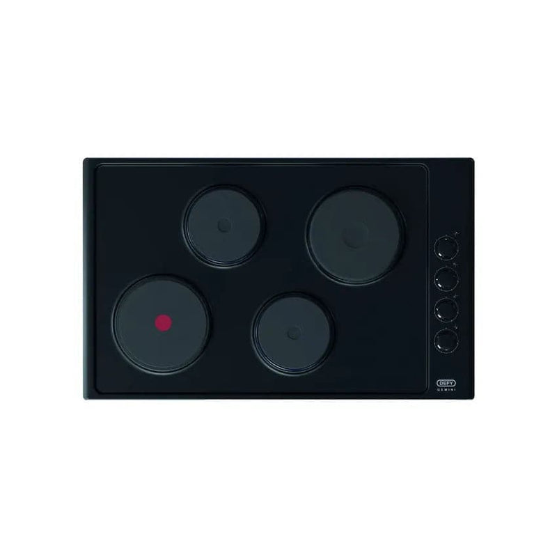 Defy Gemini Solid Hob With Control Switches.