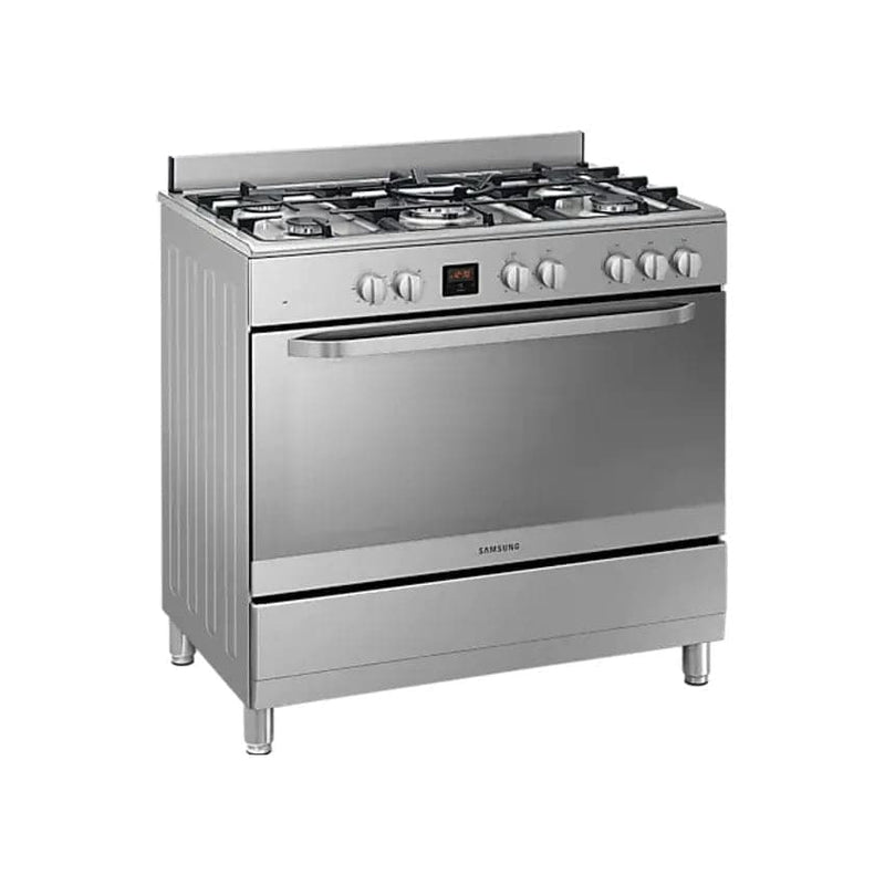 Samsung 95l 90 Cm 5 Gas Burner Cooker - Stainless Steel.