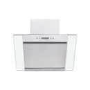 Falco 60cm 45 Degrees Glass Chimney Extractor - Stainless Steel.