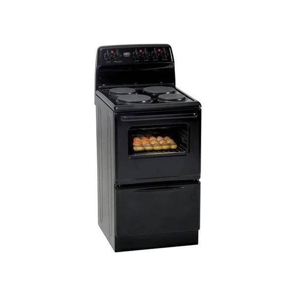 Defy 49L 4 Plate Free Standing Electric Stove - Black.