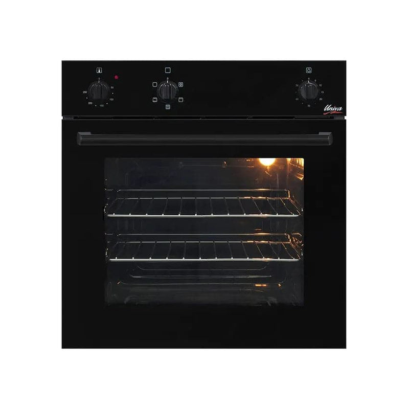 Univa 60cm Eye Level Oven - Black.