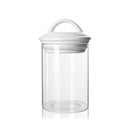 Storage Jar 950ml CL White Lid.