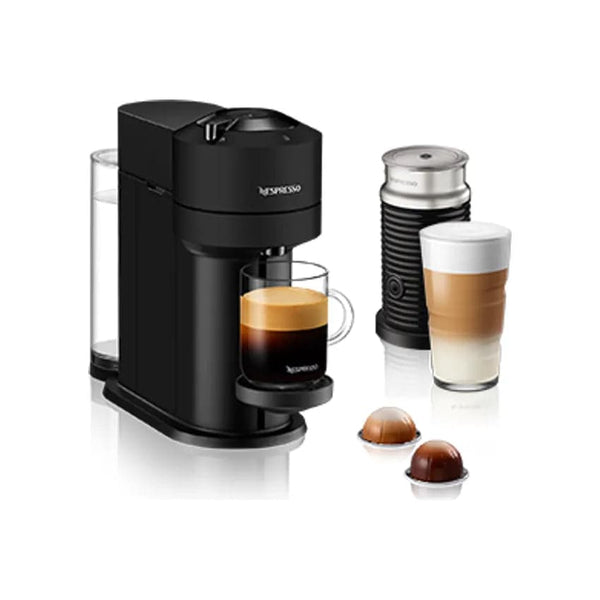 Nespresso Vertuo Coffee Machine Bundle - Matte Black + Free Coffee Voucher.