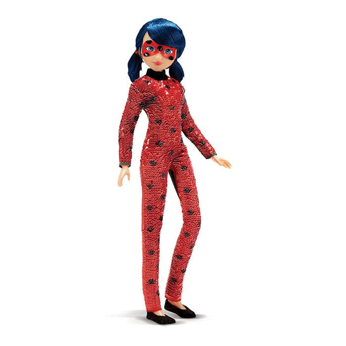 Miraculous Deluxe Fashion Flip Marinette to Ladybug Doll.