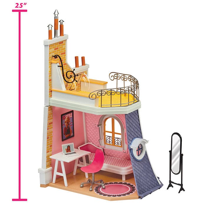 Miraculous 2 in 1 Balcony & Bedroom Playset