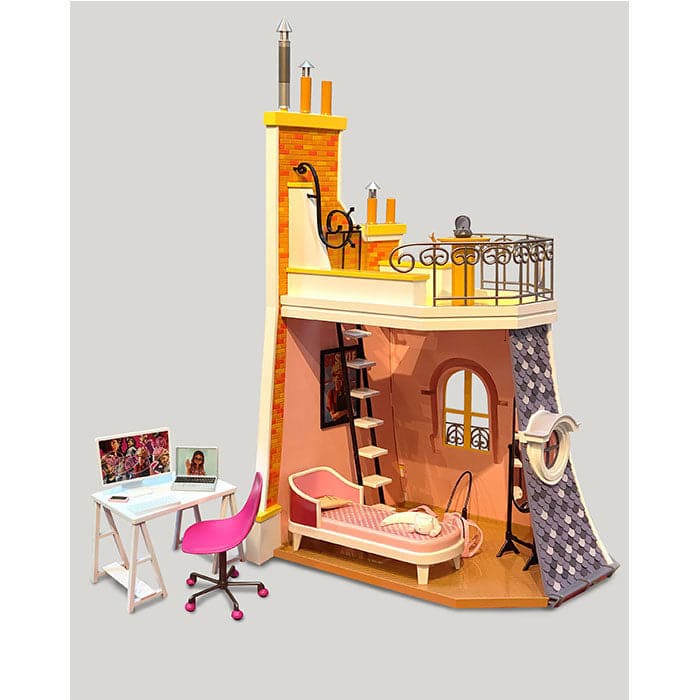 Miraculous 2 in 1 Balcony & Bedroom Playset