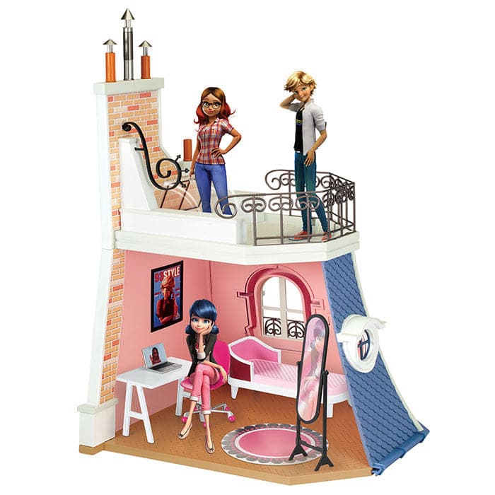 Miraculous 2 in 1 Balcony & Bedroom Playset