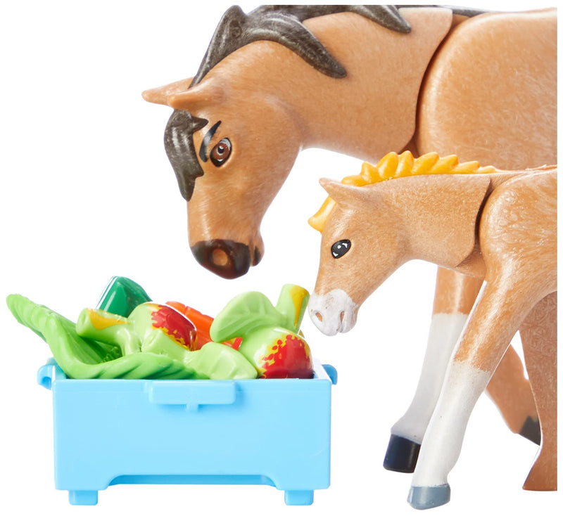 PLAYMOBIL Pru With Horse And Foal 70122.