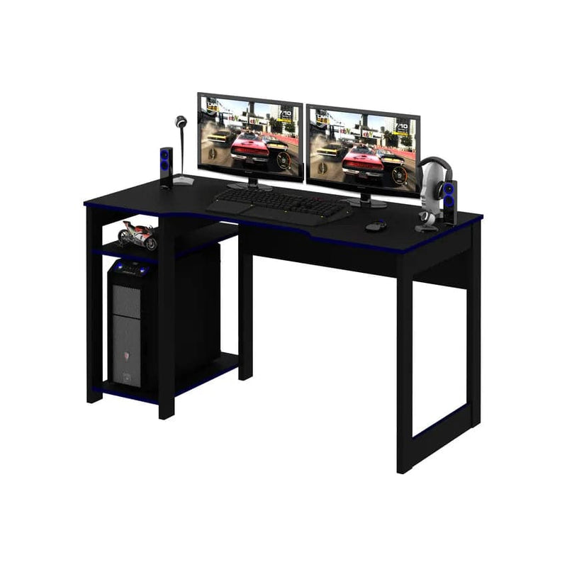 Linx Gaming Desk - Black / Blue.