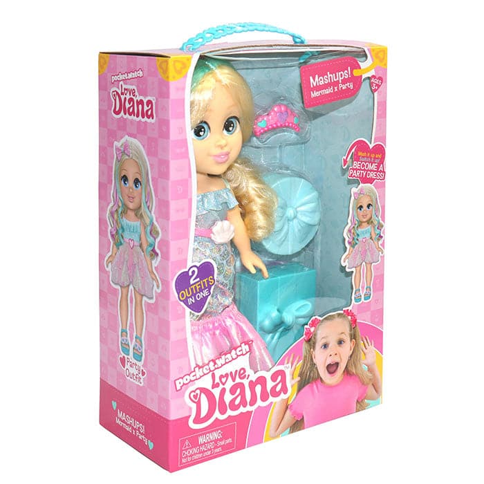 Love Diana 33cm Doll Mashup Party Mermaid.